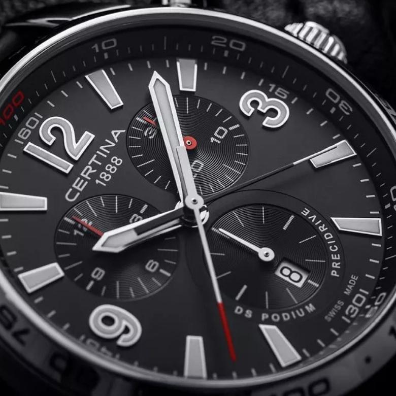 Certina C001.317.16.051.00 (C0013171605100) - Funkcja chronografu w zegarkach Certina