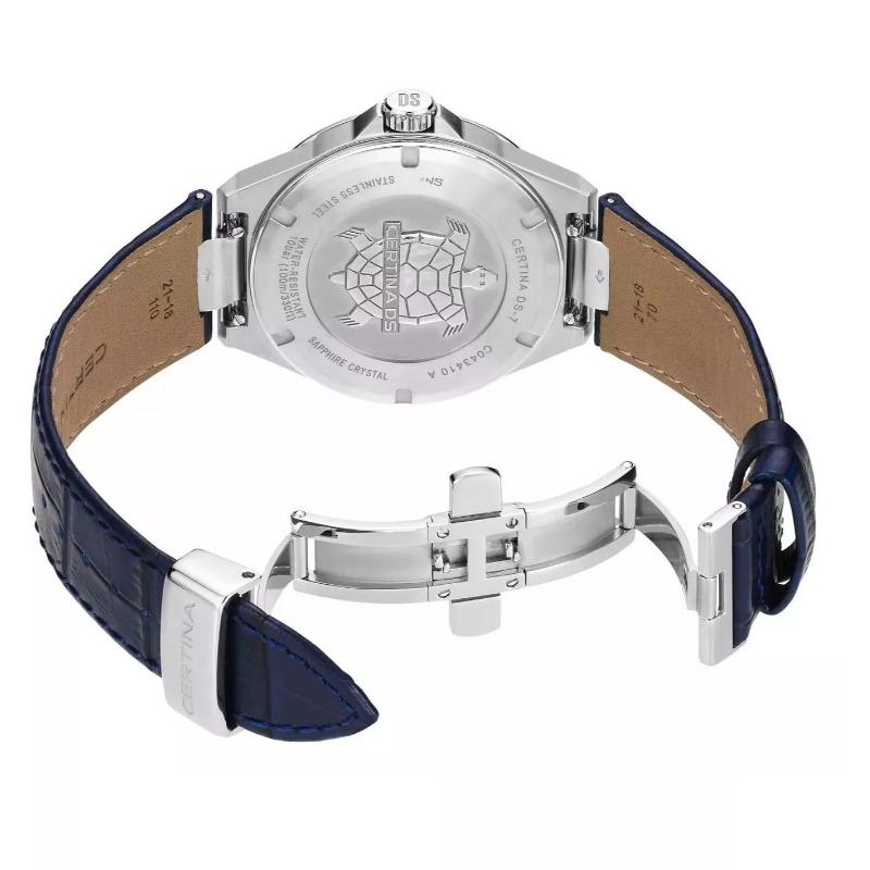 Certina C043.410.16.041.00 (C0434101604100) - Elegancki pasek wykonany ze skóry