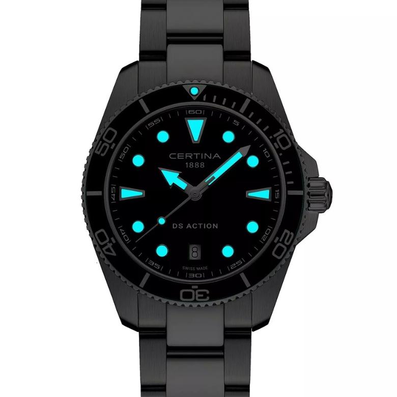 Certina C048.410.11.091.00 (C0484101109100) - Super-LumiNova®