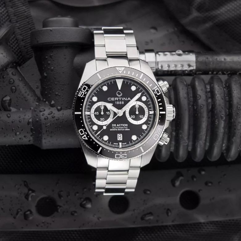 Certina C032.827.11.051.00 (C0328271105100) - Certina DS Action Diver Chrono – technologia dla nurków