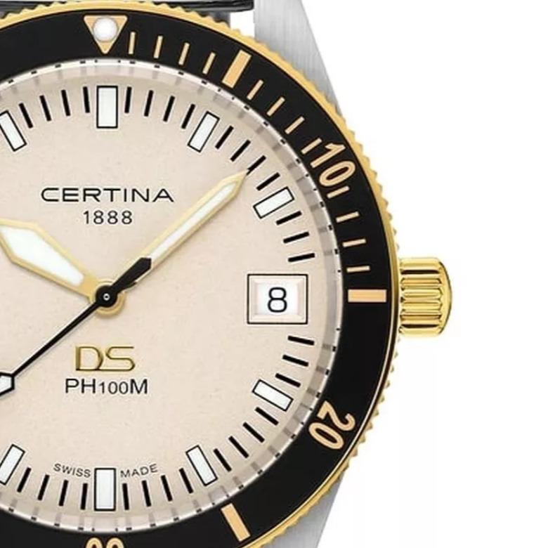 Certina C044.410.21.030.00 (C0444102103000) - Precyzja i praktyczność – datownik w zegarkach Certina