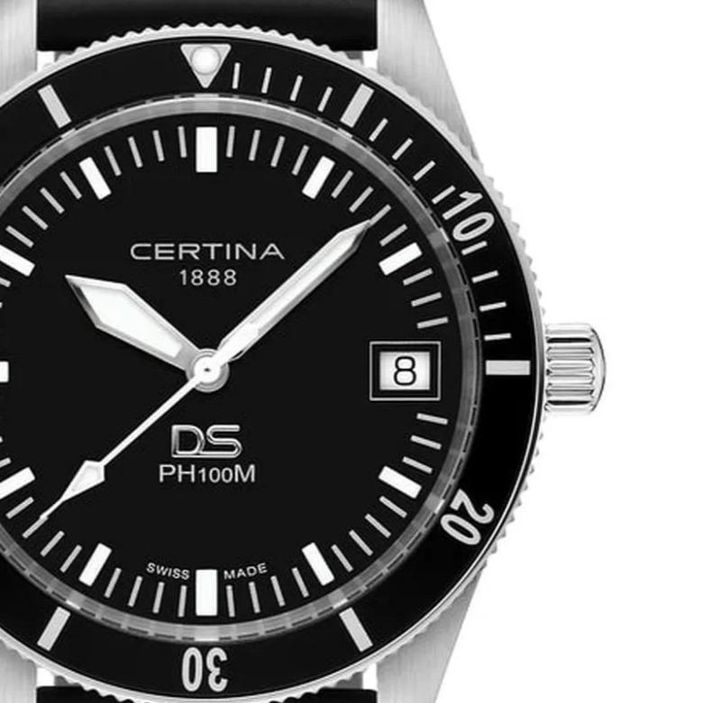Certina C044.410.17.050.00 (C0444101705000) - Precyzja i praktyczność – datownik w zegarkach Certina
