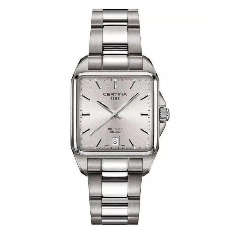 Certina C019.510.44.081.00 (C0195104408100) - Retro design i lekkość – Certina DS Trust Gent Titanium