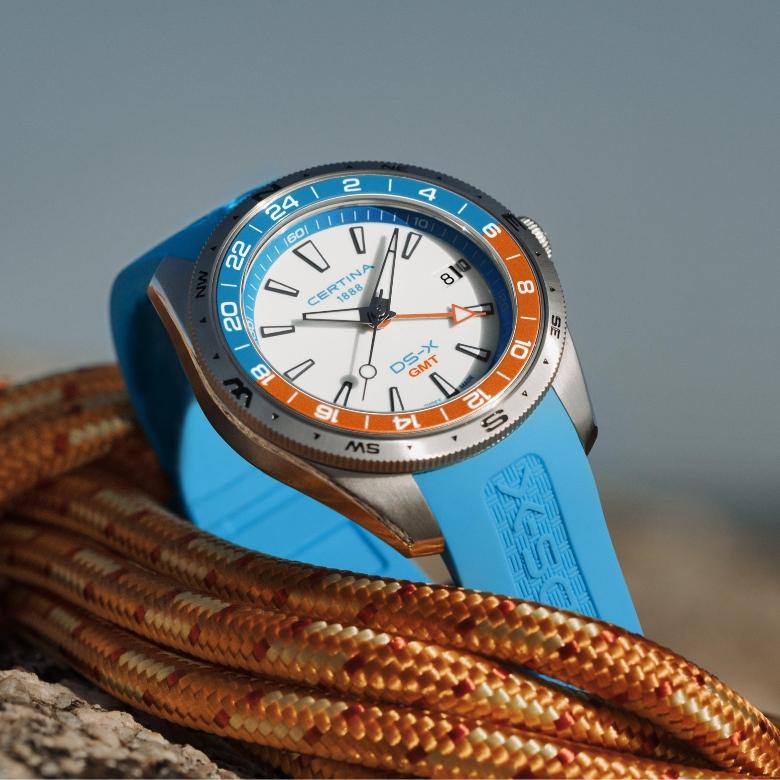 Certina C047.452.11.081.00 (C0474521108100) - Funkcja GMT