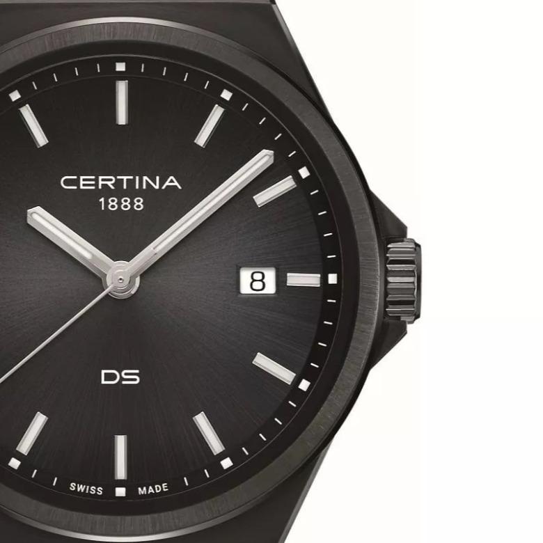 Certina C043.410.33.051.00 (C0434103305100) - Precyzja i praktyczność – datownik w zegarkach Certina