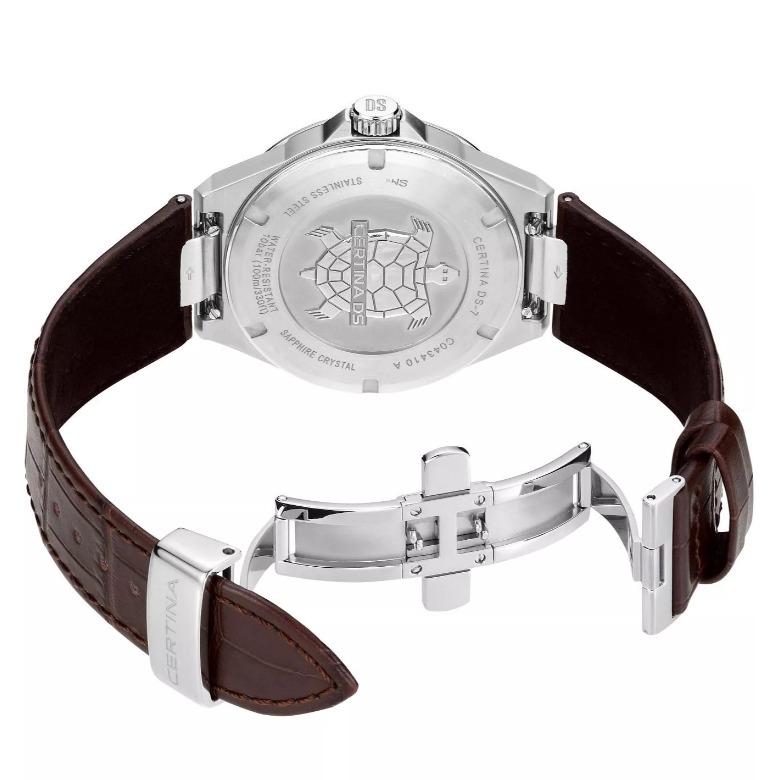 Certina C001.317.16.051.00 (C0013171605100) - Elegancki pasek wykonany ze skóry