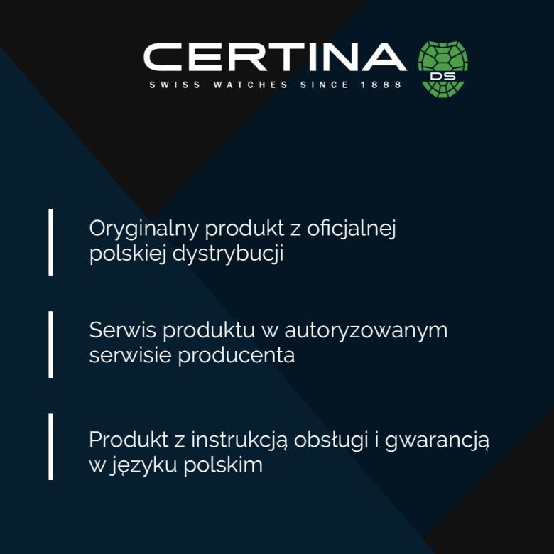 Certina C032.851.22.087.00 (C0328512208700) - Gwarancja