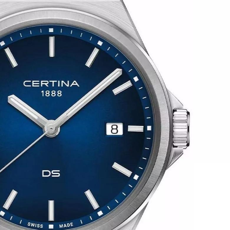Certina C043.410.16.041.00 (C0434101604100) - Precyzja i praktyczność – datownik w zegarkach Certina