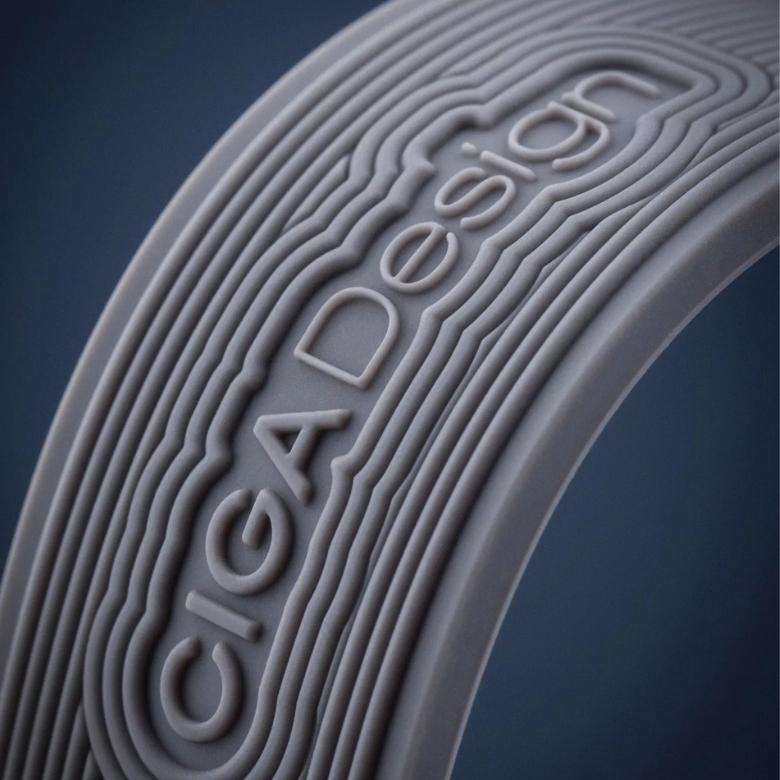 Ciga Design J011-SIBL-W35 - Wygoda użytkowania z silikonowym paskiem