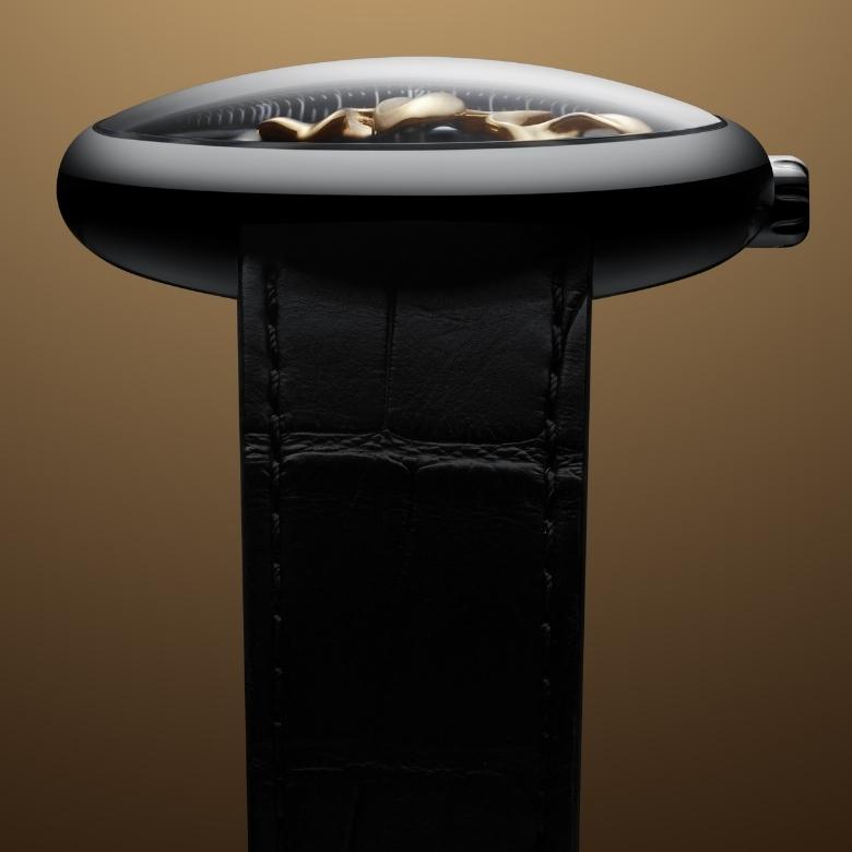 Ciga Design U037-BB02-W6B - Ekskluzywny pasek ze skóry aligatora