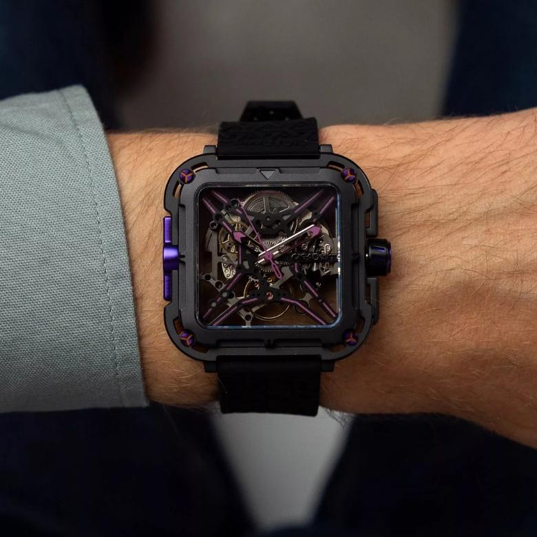Ciga Design X011-BLPL-W25BK - Wysokiej jakości szkło szafirowe