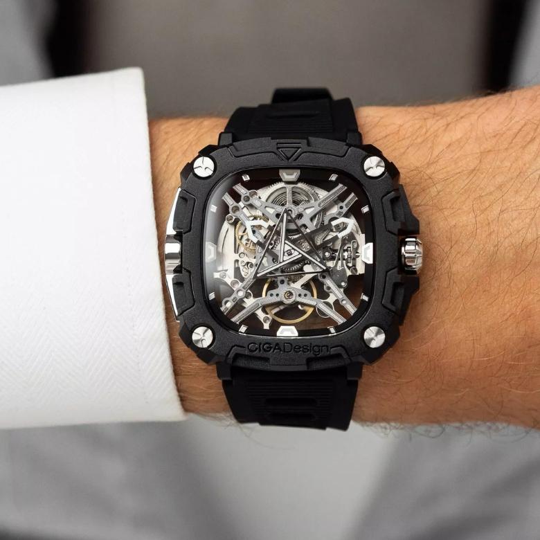 Ciga Design X051-BS01-W5B - Elegancja mechanizmu w odsłonie skeleton