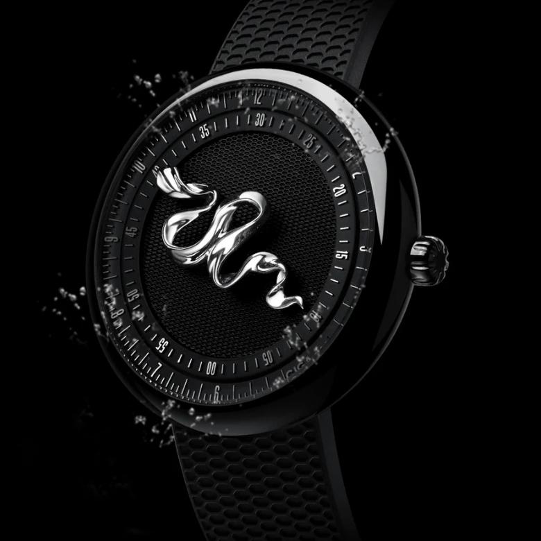 Ciga Design U037-BB02-W6B - Wąż wykonany ze srebra 925