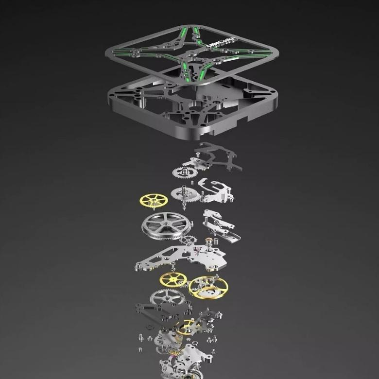 Ciga Design X021-TIBU-W25BK - Autorski mechanizm automatyczny CD-01