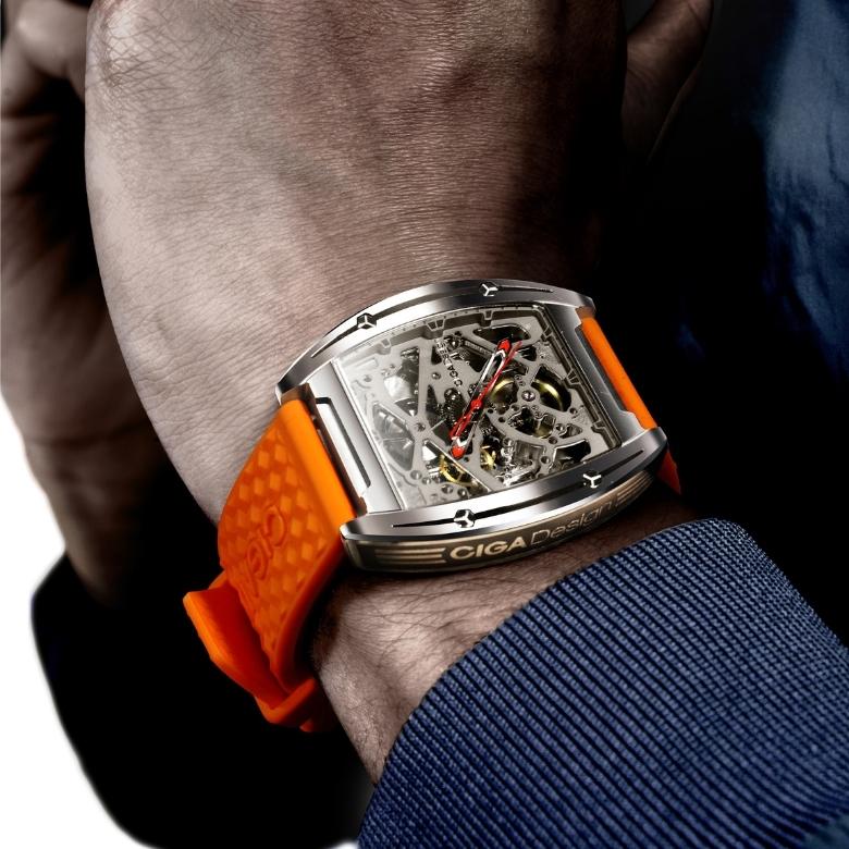 Ciga Design Z031-TT01-W5OG - Wygoda użytkowania z silikonowym paskiem