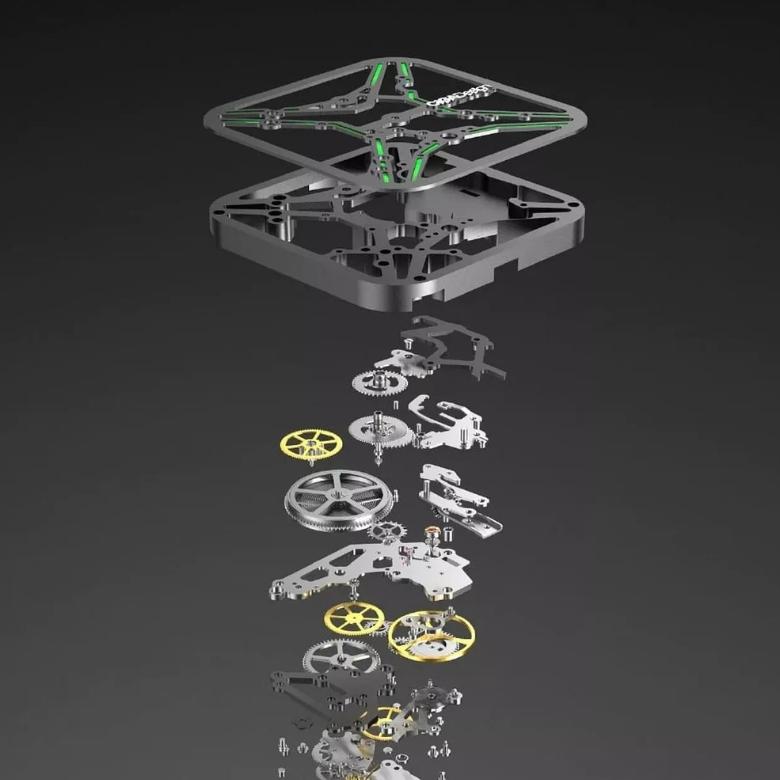 Ciga Design X011-BLOG-W25BK - Autorski mechanizm automatyczny CD-01