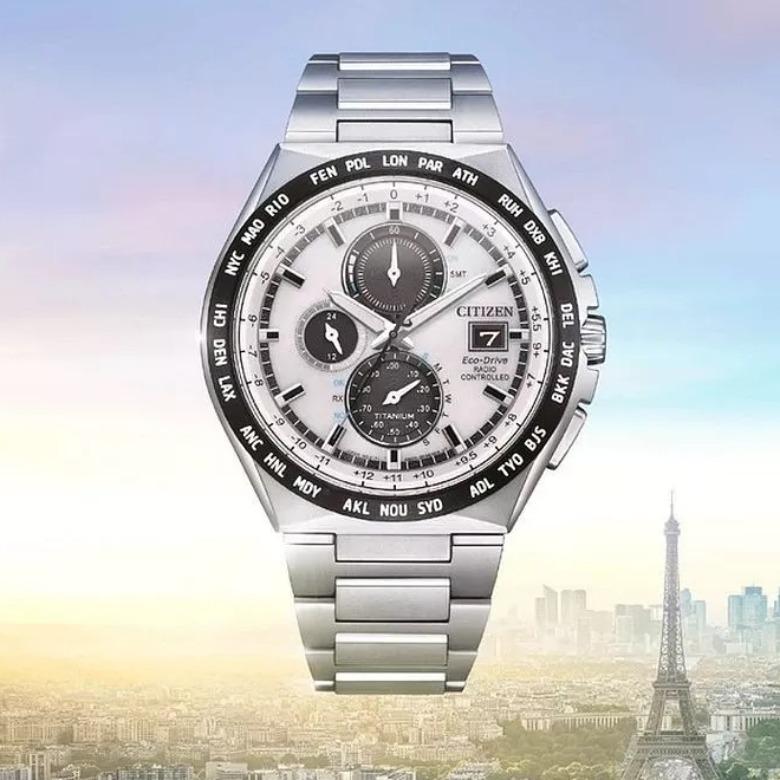 Citizen AT8238-84A - Citizen Super Titanium Eco-Drive – lekkość tytanu, moc światła
