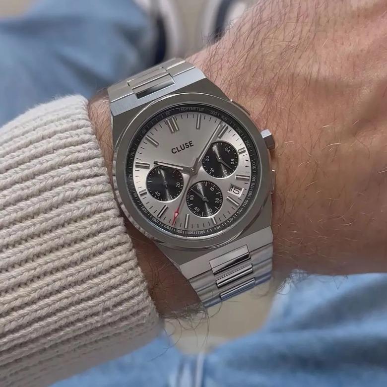 Cluse CW20807 - Cluse Vigoureux Chronograph w sportowym wydaniu