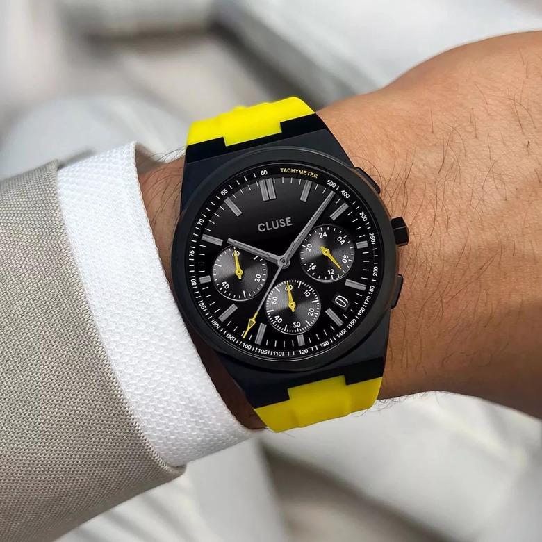 Cluse CW20809 - Cluse Vigoureux Chronograph w sportowym wydaniu