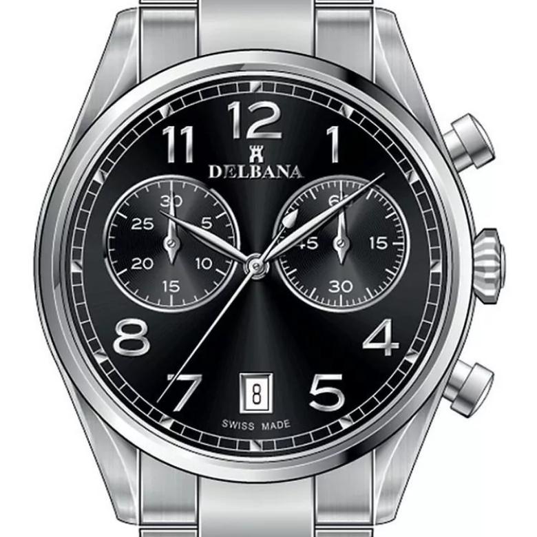 Delbana 41701.754.6.032 - Sapphire Chronograph – perfekcja w eleganckiej formie