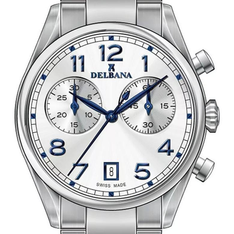 Delbana 41701.754.6.062 - Sapphire Chronograph – perfekcja w eleganckiej formie
