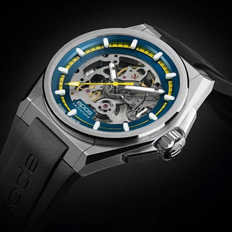 Epos 3505.139.20.16.55 - Sport 3505 SK Skeleton – sportowy styl z odsłoniętym mechanizmem