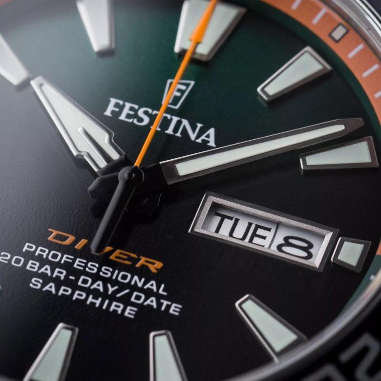 Festina F20699/2 - Datownik Day Date