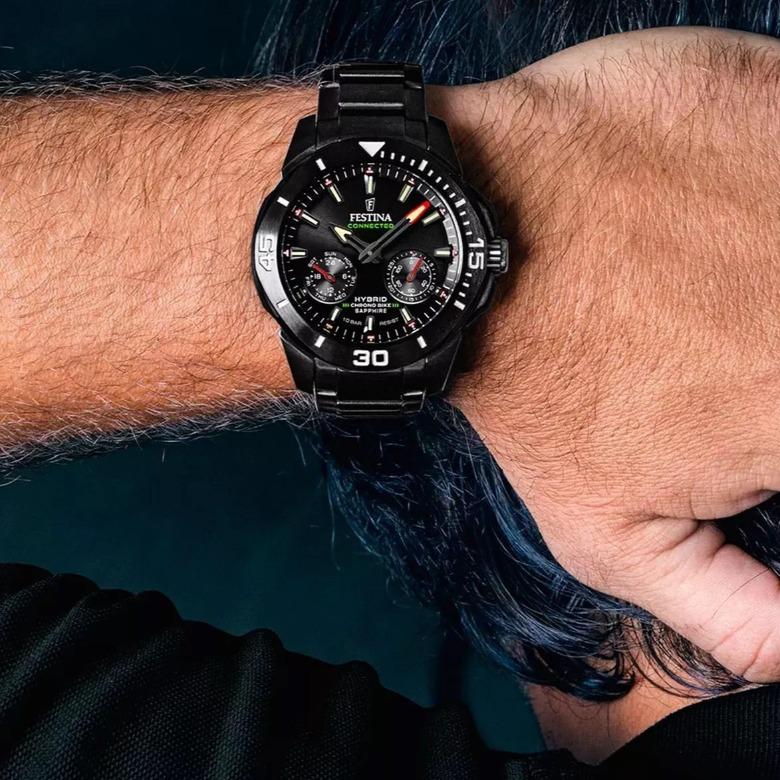 Festina F20646/1 - Kolekcja Connected Hybrid Smartwatch Chrono Bike