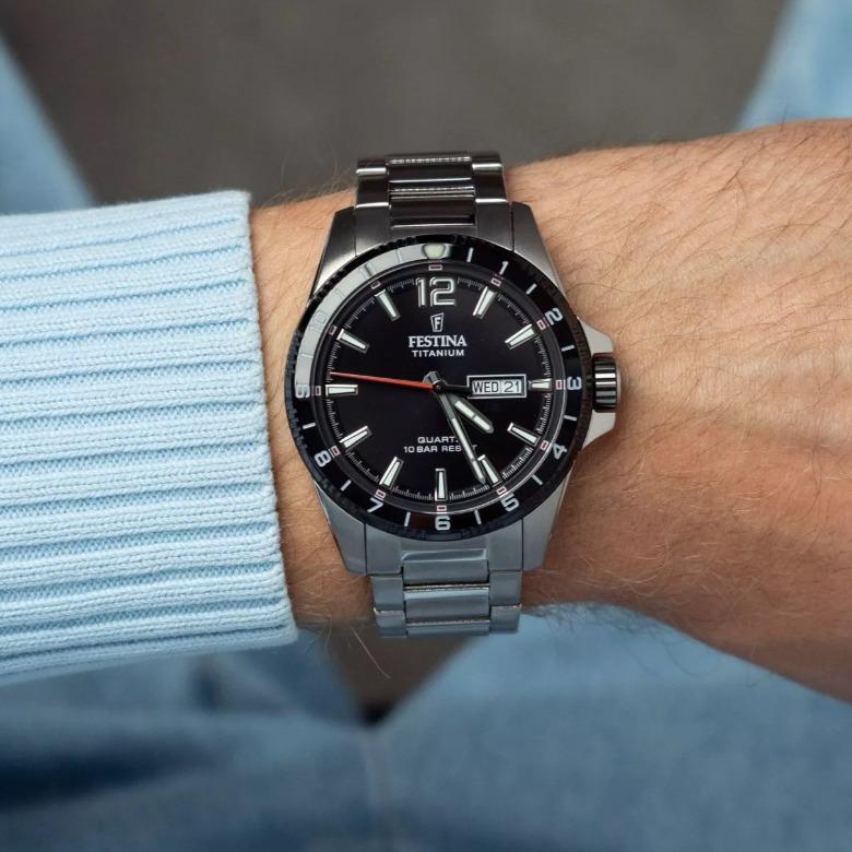 Festina F20698/4 - Titanium Date od Festina – siła tytanu i subtelna elegancja