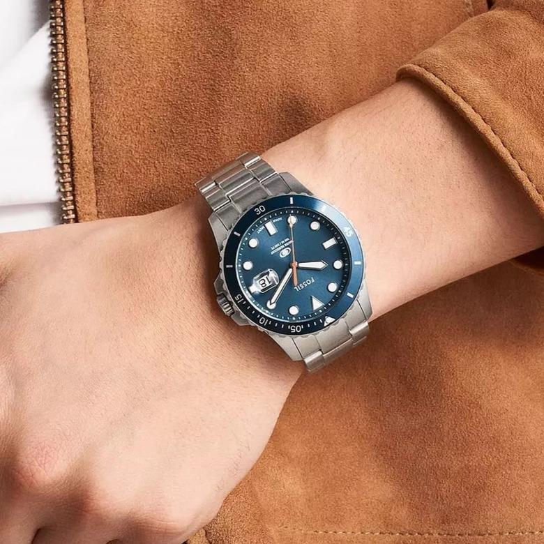 Fossil FS6050 - Seria Blue GMT