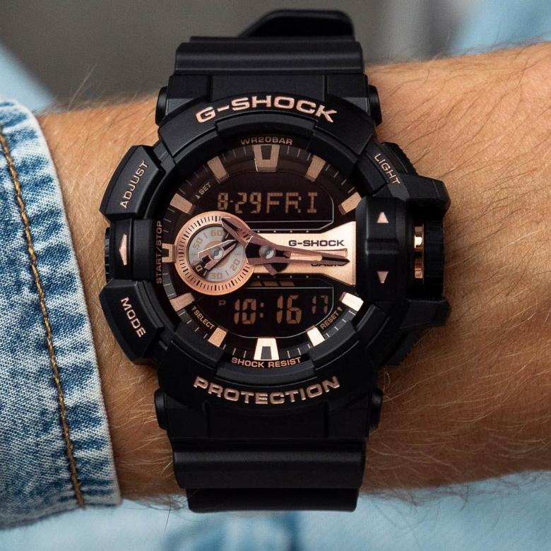 G-SHOCK GA-400GB-1A4ER - Szkiełko