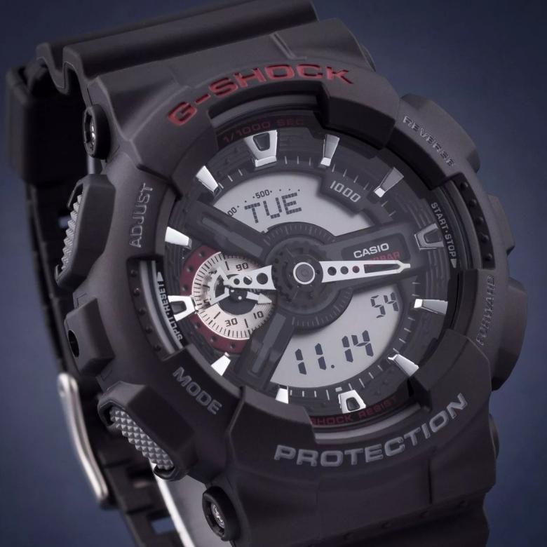 G-SHOCK GA-110-1AER - Szkiełko