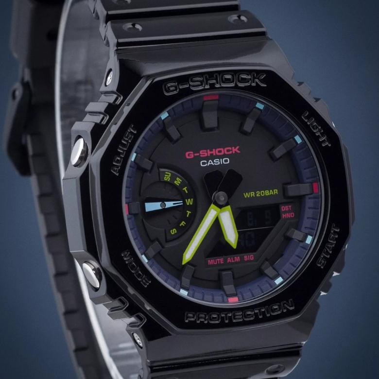 G-SHOCK GA-2100RGB-1AER - Szkiełko