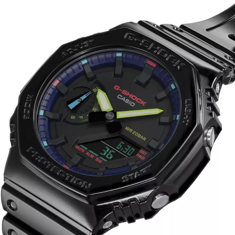 G-SHOCK GA-2100RGB-1AER - Funkcja czasu światowego