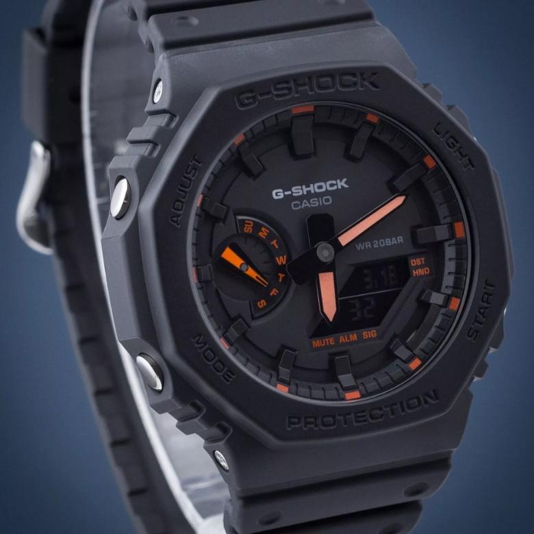 G-SHOCK GA-2100-1A4ER - Kalendarz automatyczny