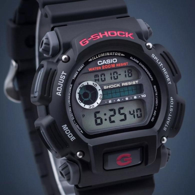 G-SHOCK DW-9052-1VER - Kalendarz automatyczny