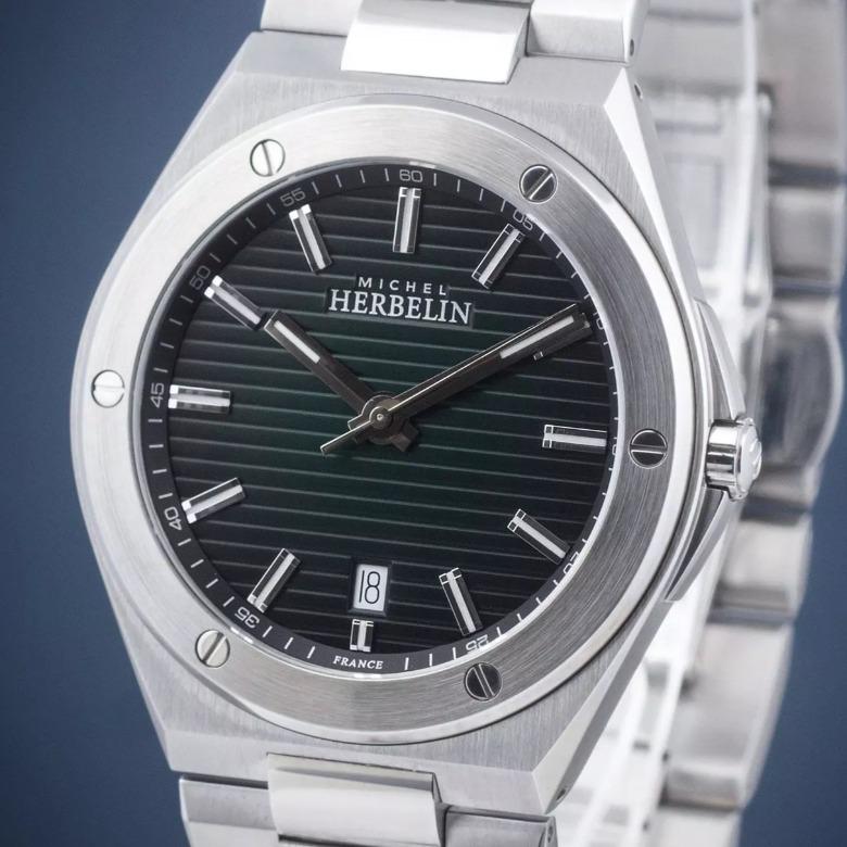Herbelin 12245B16 (12245/B16) - Trwałe szkiełko szafirowe