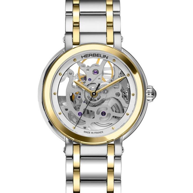 Herbelin 1630BTSQ12 - Kolekcja Galet Automatic Skeleton