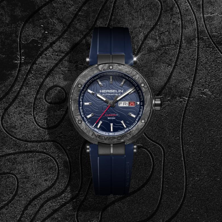 Herbelin 1788CTN15CB - Kolekcja Newport Carbon