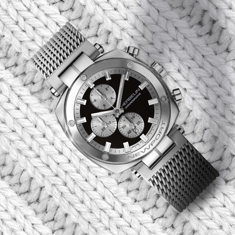 Herbelin 35664AP24B - Kolekcja Newport Héritage Chronograph