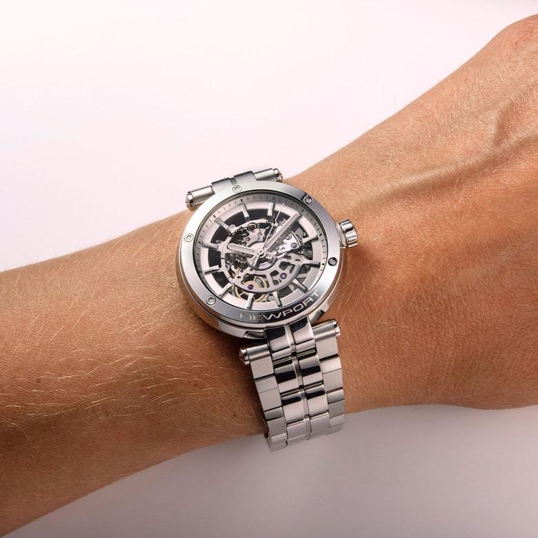 Herbelin 1658BSQ12 - Kolekcja Newport Skeleton Automatic