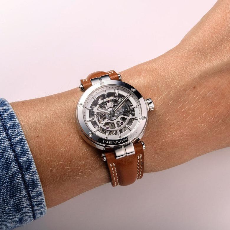 Herbelin 1658SQ12GD - Kolekcja Newport Skeleton Automatic