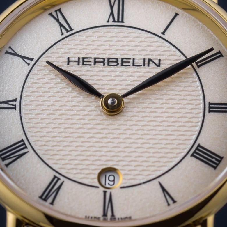 Herbelin 16845P08MA (16845/P08GO) - Datownik dni miesiąca w zegarkach Herbelin