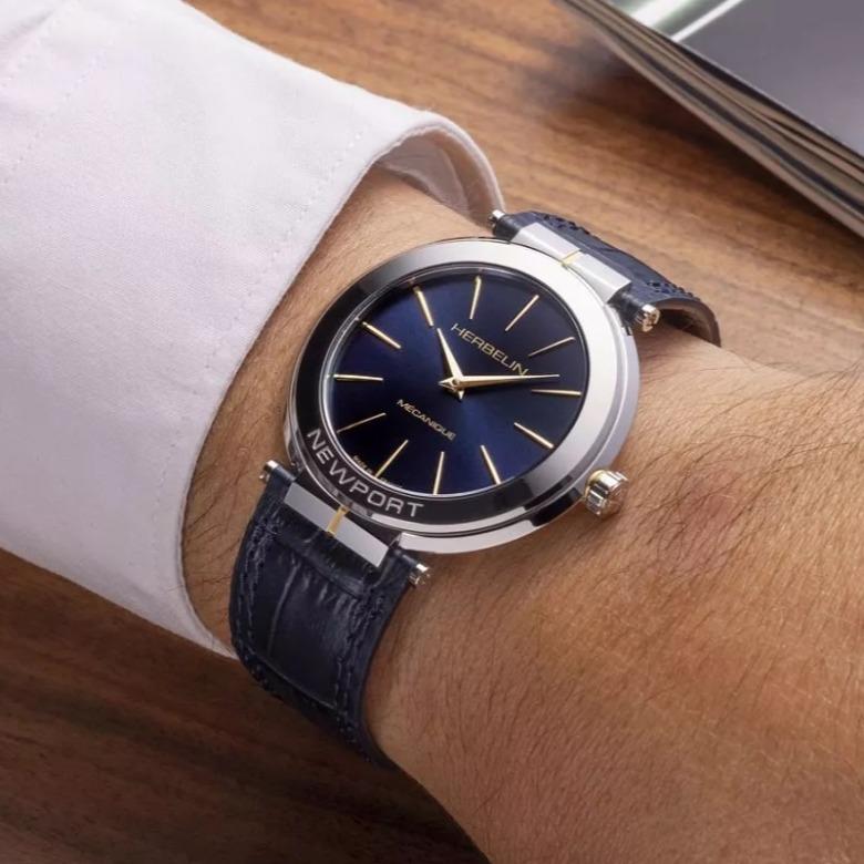 Herbelin 1222T15BL (1222-T15BL) - Kolekcja Newport Slim – smukła elegancja od Herbelin