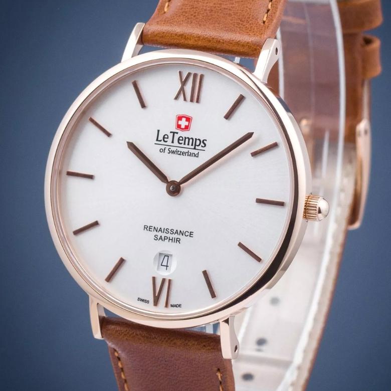 Le Temps LT1018.52BL52 - Wysokiej jakości szkło szafirowe