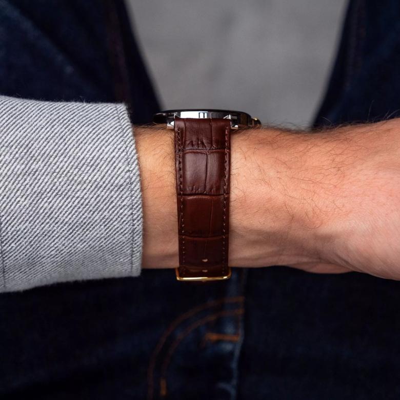 Le Temps LT1065.42BL62 - Elegancki pasek ze skóry