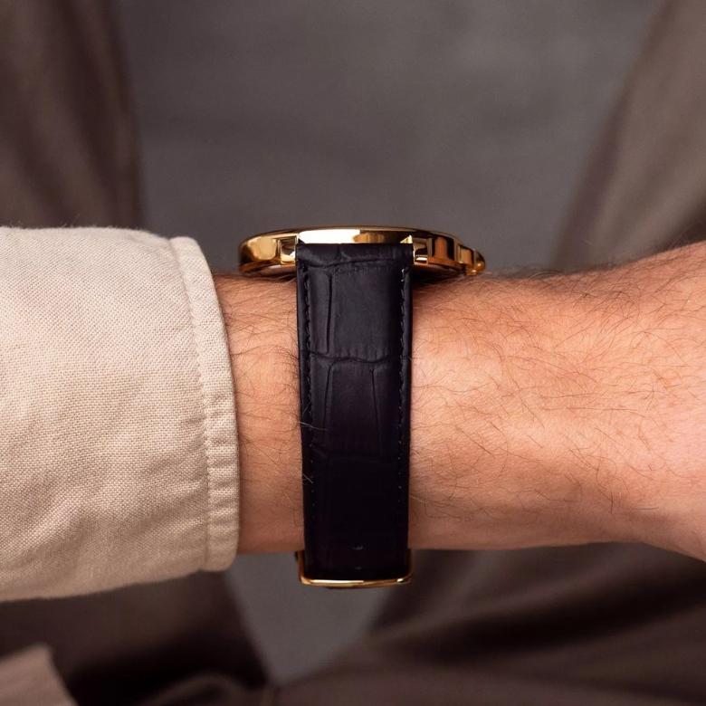 Le Temps LT1067.58BL61 - Elegancki pasek ze skóry