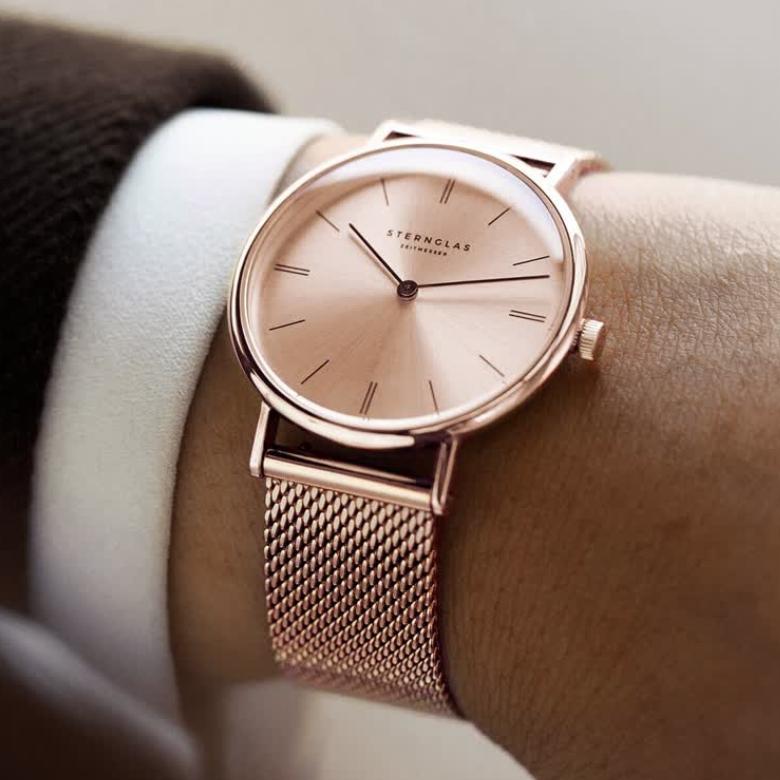 Sternglas S03-MI04 - Stalowa bransoleta typu mesh