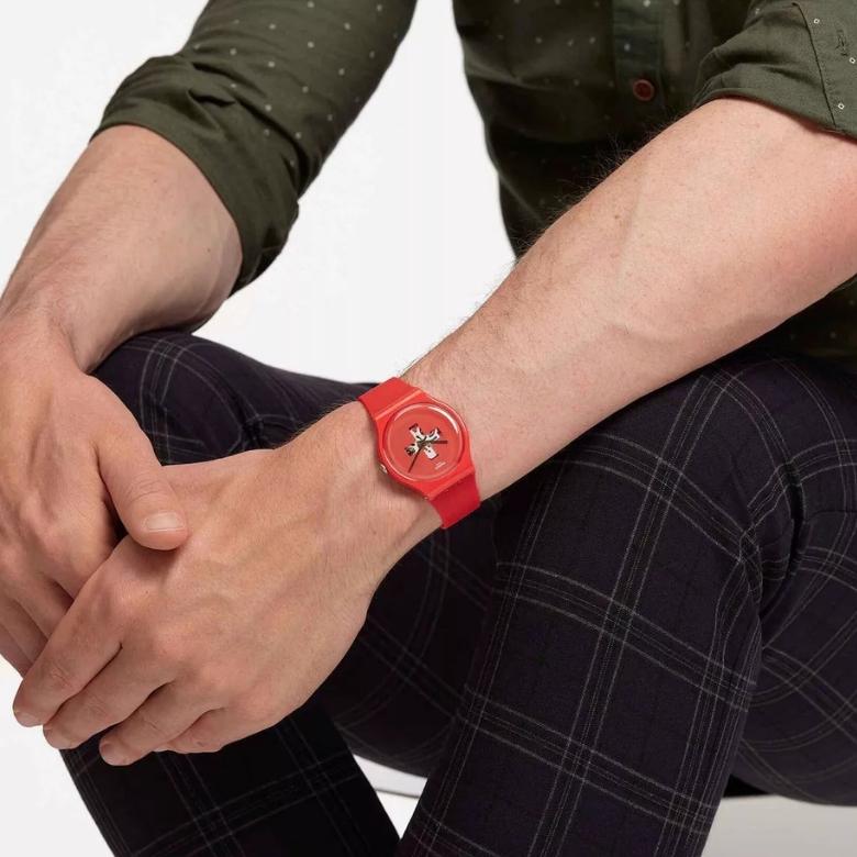 Swatch SO29R104-S14 - Swatch Swiss Around the Clock