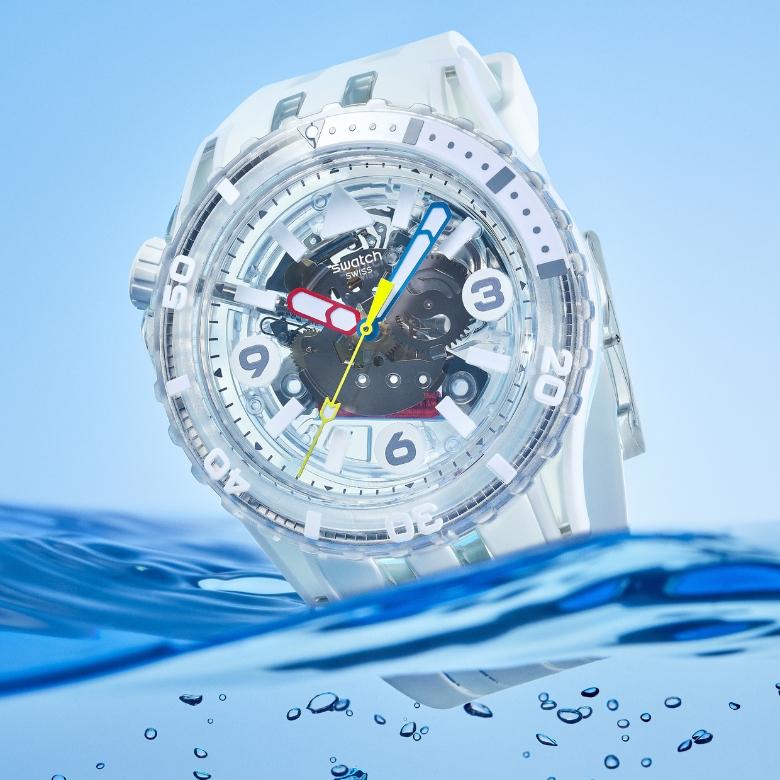 Swatch SSCU09K100 - Czysta forma z morską inspiracją